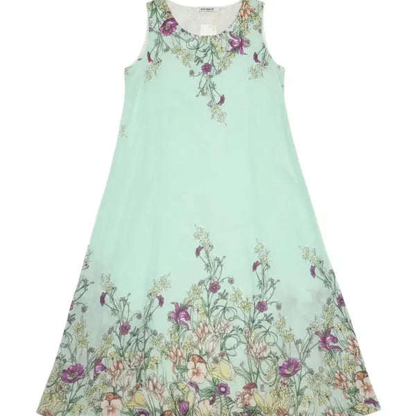 [BUNJANG] JS Mint Sleeveless Goddess Long Dress Vintage / 여성F/ 텍새옷 JS 민트색 민소매 여신 롱원피스 빈티지킹