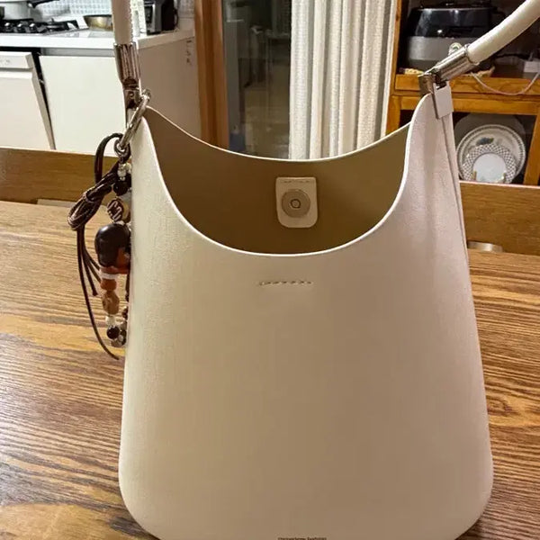 [BUNJANG] Genuine Leather Shoulder Bag / 소가죽 가방 숄더백