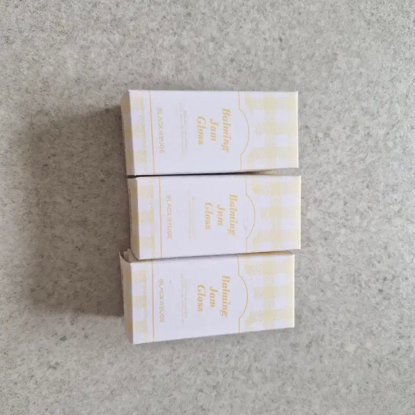 [BUNJANG] Black Rouge Balm Balm Jam Gloss (Rose, Apricot, Peanut) Set / (새상품 미개봉) 블랙루즈 발밍잼 글로스 로즈 살구 땅콩