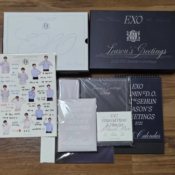 [BUNJANG] EXO 2022 Season's Greetings Unsealed Product / (단순개봉) 엑소 2022 시즌그리팅 시그 본품