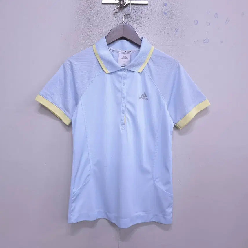 [BUNJANG] Adidas Women's Performance Short-Sleeve Polo Shirt / 아디다스) 거의새거 여성 기능성 반팔 카라셔츠 - F