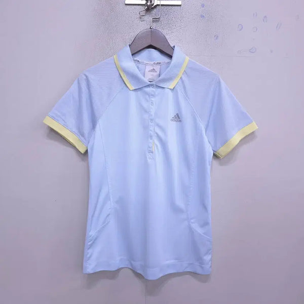 [BUNJANG] Adidas Women's Performance Short-Sleeve Polo Shirt / 아디다스) 거의새거 여성 기능성 반팔 카라셔츠 - F