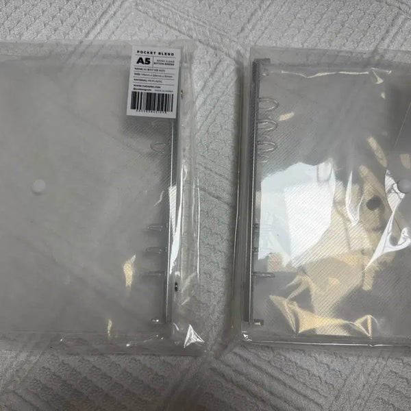 [BUNJANG] Yudang.com A5 Clear Button Binder (Sealed) / 유댕닷컴 A5 클리어 버튼 바인더 미개봉