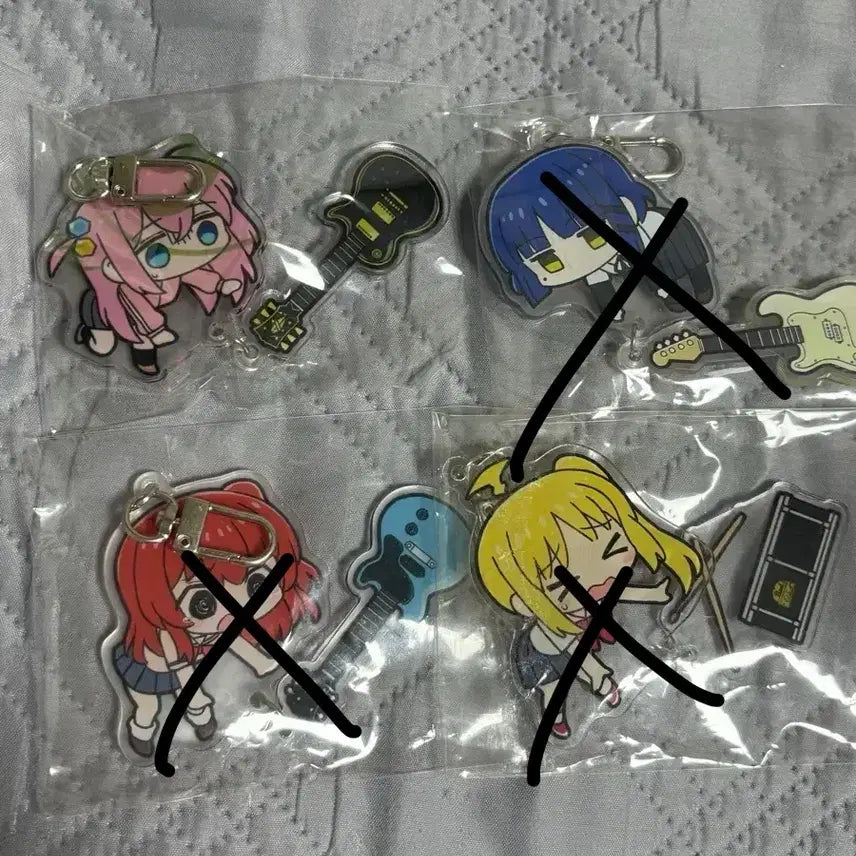 [BUNJANG] Bocchi the Rock! Acrylic Keychain Set / 봇치더록 키링 여러개 팔아요 (사진 다 달라요)