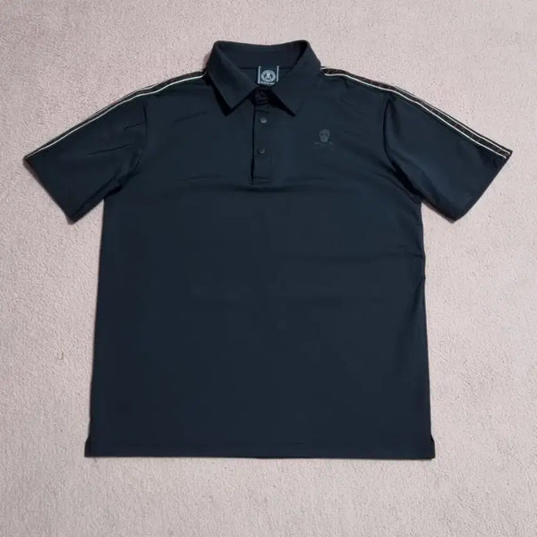 [BUNJANG] Mark & Lona Skull Logo Golf T-Shirt Black / 마크앤로나 골프 티셔츠 95