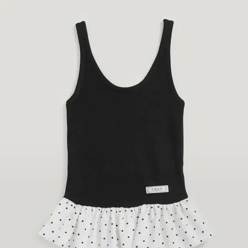 [BUNJANG] Twee Dot Sleeveless Black / (새상품)트위 도트 슬리브리스 블랙