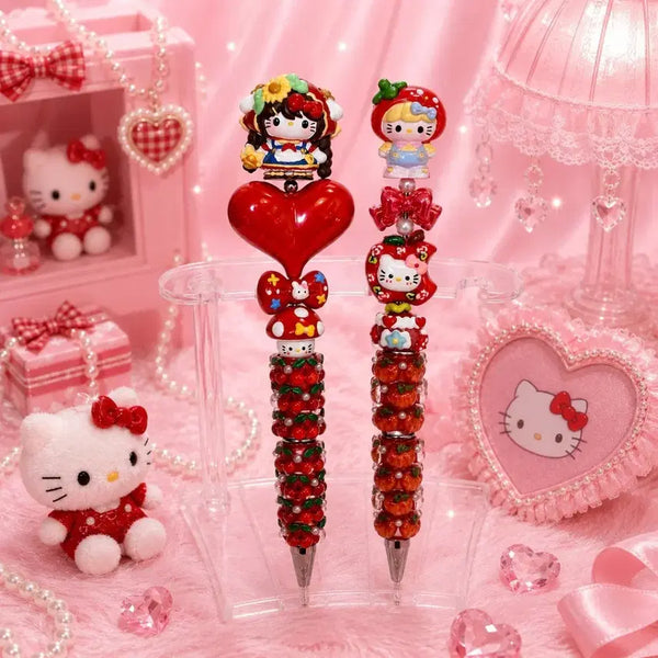 [BUNJANG] Hello Kitty Handmade Ballpoint Pen / 키티피규어 볼꾸 핸드메이드 볼펜