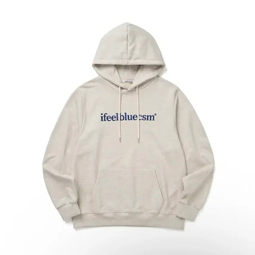 [BUNJANG] I Feel Blue CS M Hoodie Oatmeal / 아이필블루씨에스엠 후드티 오트밀