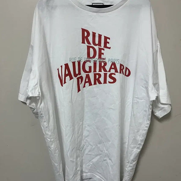[BUNJANG] Wooyoungmi RUE DE VAUIGIRARD PARIS Oversized T-Shirt / 우영미 RUE DE VAUIGIRARD PARIS 오버핏 반팔