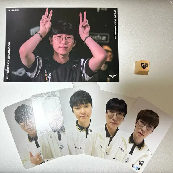 [BUNJANG] Gen.G Esports League of Legends Team Photocard Set with Keycaps / 젠지 포토카드 + 키캡