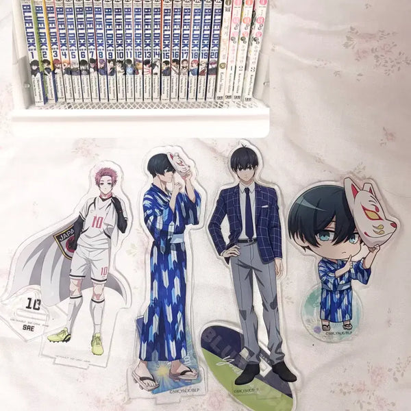 [BUNJANG] Blue Lock Manga Volume 1-20 Bundle Set with Isagi Yoichi & Itoshi Rin Acrylic Stand / 일괄) 블루록 만화책 1~20권 이토시 린 사에 이사기 아크릴