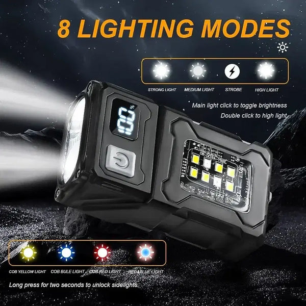 [BUNJANG] Rechargeable Cap Light Headlamp for Fishing and Outdoor Activities / 낚시 후레쉬 모자랜턴 캡라이트 헤드랜턴