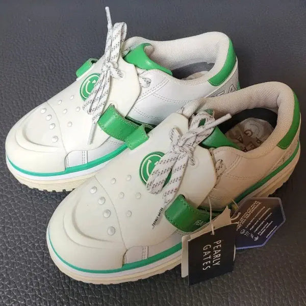 [BUNJANG] PARAGATES Women's Spikeless Golf Shoes White/Green / 파리게이츠 골프화 여성 스파이크리스화 (새상품)