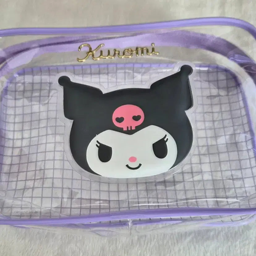 [BUNJANG] Sanrio Kuromi PVC Clear Multi-purpose Pouch / 산리오 쿠로미 PVC 클리어 투명 다용도 파우치