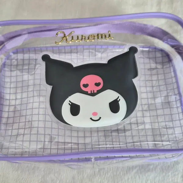 [BUNJANG] Sanrio Kuromi PVC Clear Multi-purpose Pouch / 산리오 쿠로미 PVC 클리어 투명 다용도 파우치