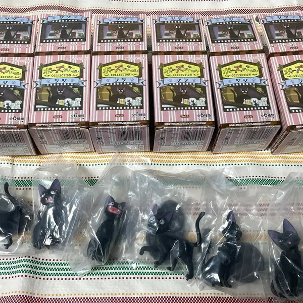 [BUNJANG] Kiki's Delivery Service Jiji Cat Figure Full Set New / 마녀배달부 키키 고양이 지지 랜덤 피규어 풀세트 새상품