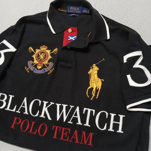 [BUNJANG] Polo Ralph Lauren Big Pony Black Watch Polo T-Shirt / POLO 폴로 빅포니 블랙와치 카라티 반팔 PK