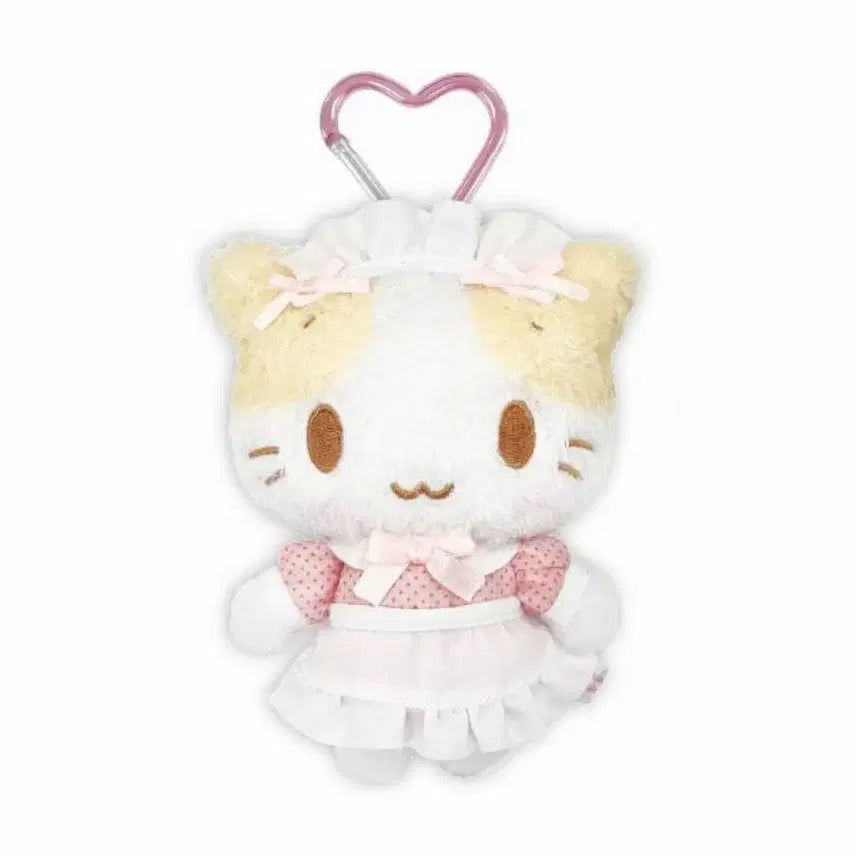[BUNJANG] Sanrio Marshmallow Carabiner Mascot Maid Keychain / 산리오 마슈마로 카라비너 마스코트 메이드 키링