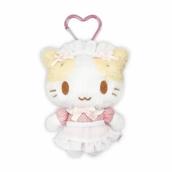 [BUNJANG] Sanrio Marshmallow Carabiner Mascot Maid Keychain / 산리오 마슈마로 카라비너 마스코트 메이드 키링