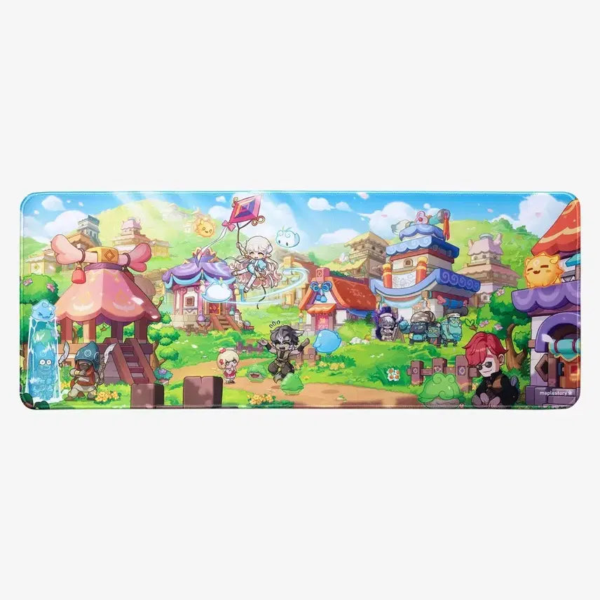 [BUNJANG] MapleStory Narin Village Desk Mat / 메이플 나린마을 장패드