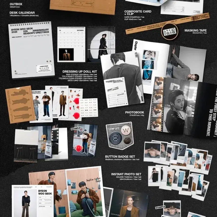 [BUNJANG] Byun Woo Seok 10th Anniversary Season's Greetings Sealed / 변우석 10주년 시즌그린팅 새상품