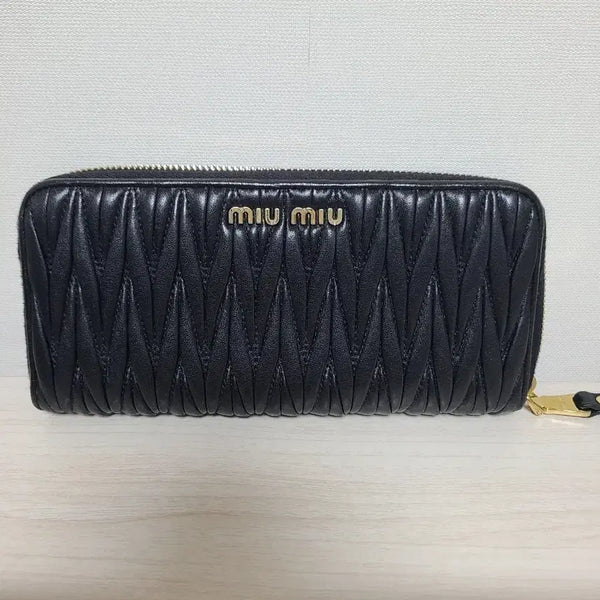[BUNJANG] Miu Miu Matelassé Long Wallet / 5ML506 미우미우 마틀라쎄 장지갑