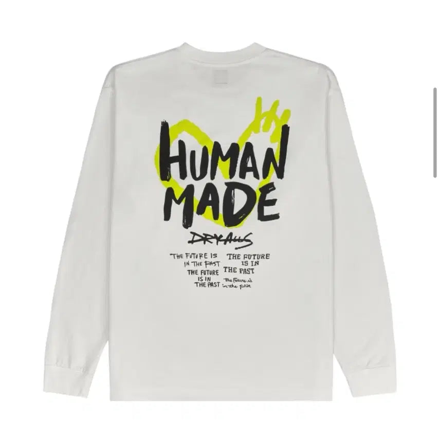 [BUNJANG] Human Made Graphic Long Sleeve T-Shirt White XL / 휴먼 메이드 그래픽 롱슬리브 티셔츠 화이트 XL
