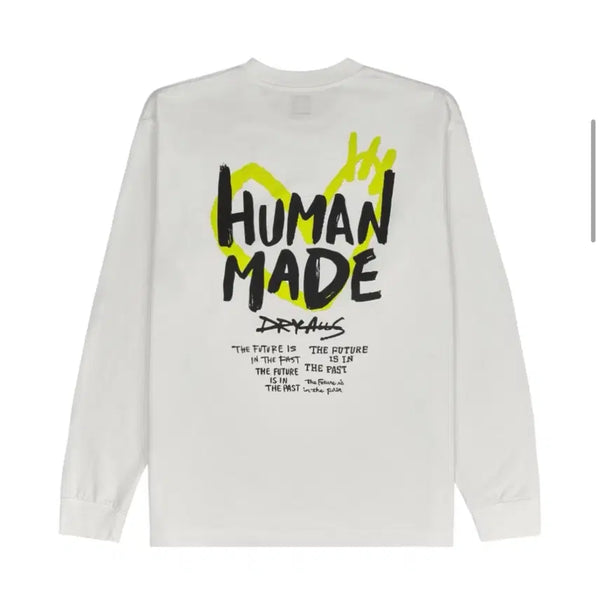 [BUNJANG] Human Made Graphic Long Sleeve T-Shirt White XL / 휴먼 메이드 그래픽 롱슬리브 티셔츠 화이트 XL
