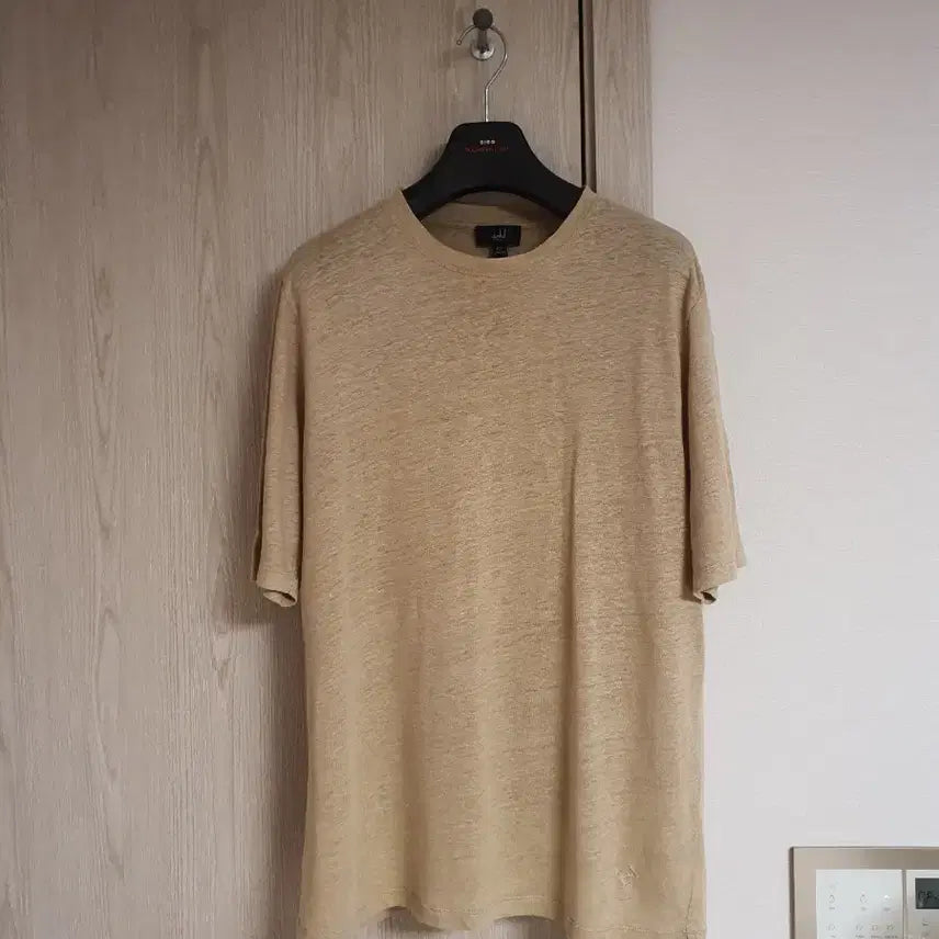 [BUNJANG] Alfred Dunhill Linen Blend Short-Sleeve T-Shirt / 명품 알프레드 던힐 반팔 린넨 혼방 티셔츠