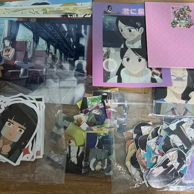 [BUNJANG] Shoujo Anime Goods Sticker Set: Kimi ni Todoke, Hyouka, Skip and Loafer / 애니메이션 굿즈 스티커 세트 순정만화 순정애니 너에게 닿기를 빙과 스킵과 로퍼