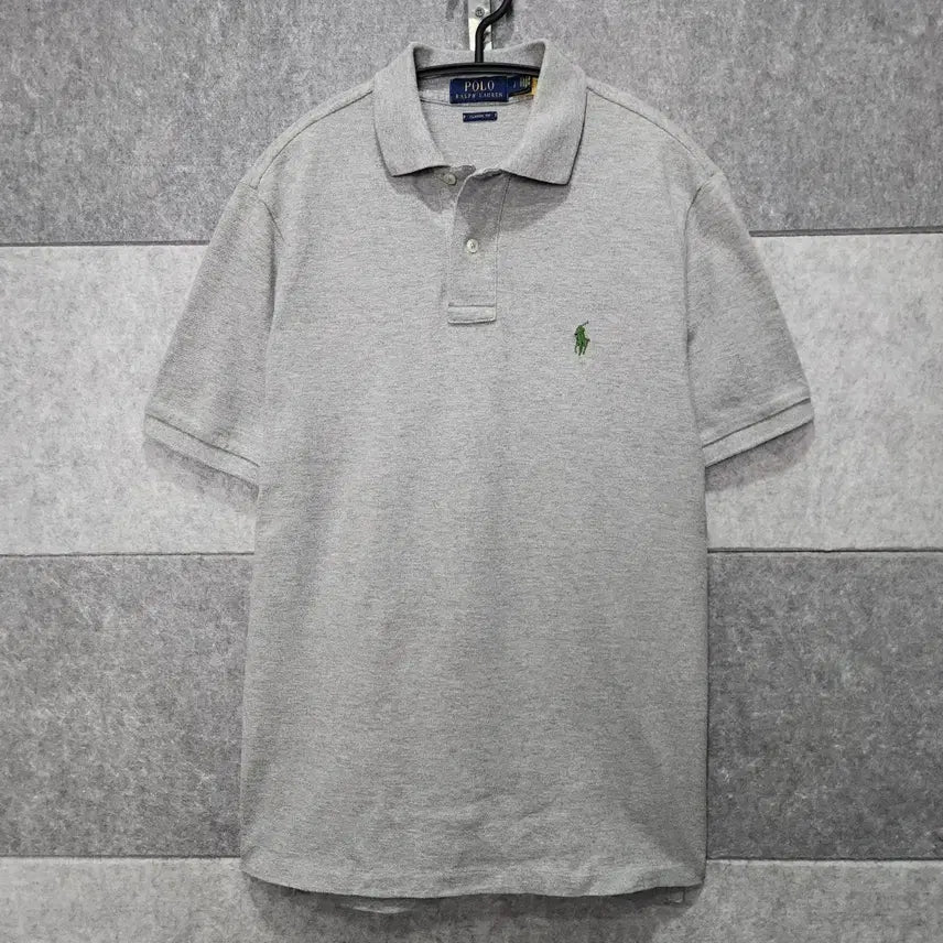 [BUNJANG] Polo Ralph Lauren Men's Short Sleeve Polo Shirt (Size M, Grey) / 폴로 랄프로렌 남성 반팔 카라티 (사이즈 M)