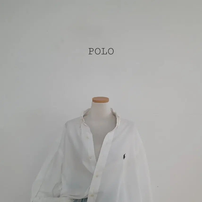 [BUNJANG] Polo Ralph Lauren White Button-Down Shirt / No.26071312 폴로 랄프로렌 셔츠 화이트