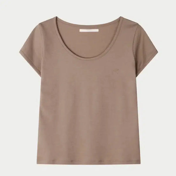 [BUNJANG] YUSOP Soa Essential T-Shirt Mocha Mousse / 유솝 소아 에센셜티셔츠 모카무스