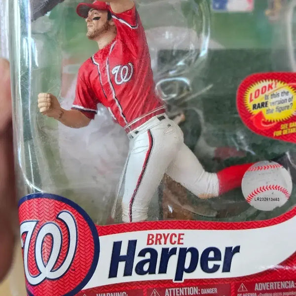 [BUNJANG] McFarlane Bryce Harper Baseball Figure (Sealed, Rare Version) / (미개봉)맥플레인 브레이스 하퍼 피규어