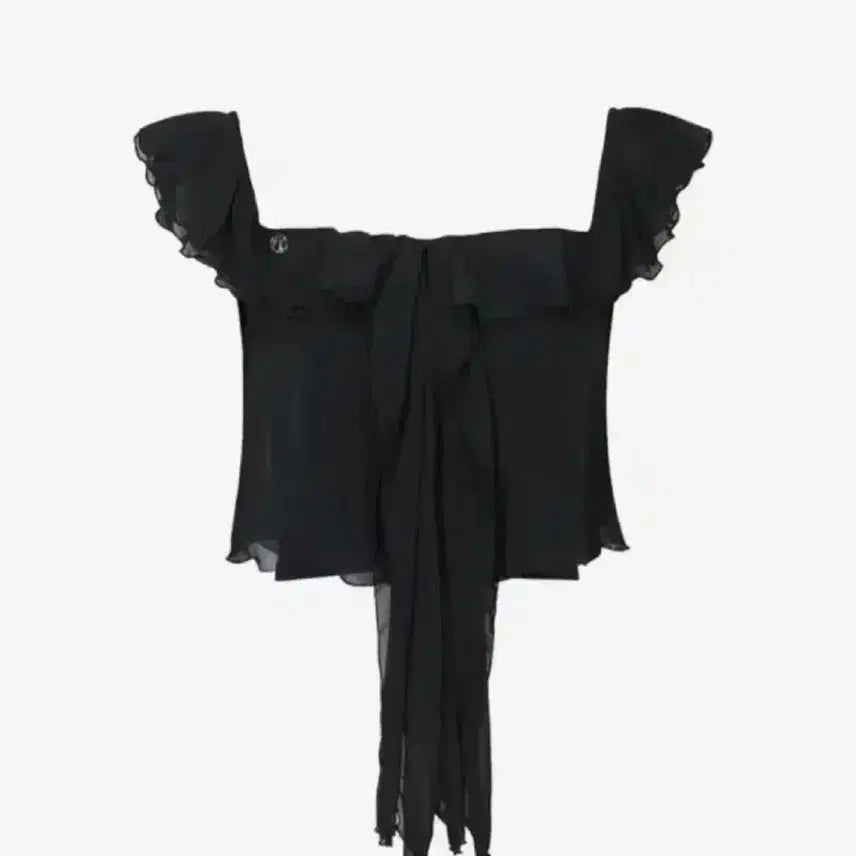 [BUNJANG] Pain Or Pleasure Frill Top (Pink/Black) / 페인오어플레져 프릴 탑 핑크/블랙