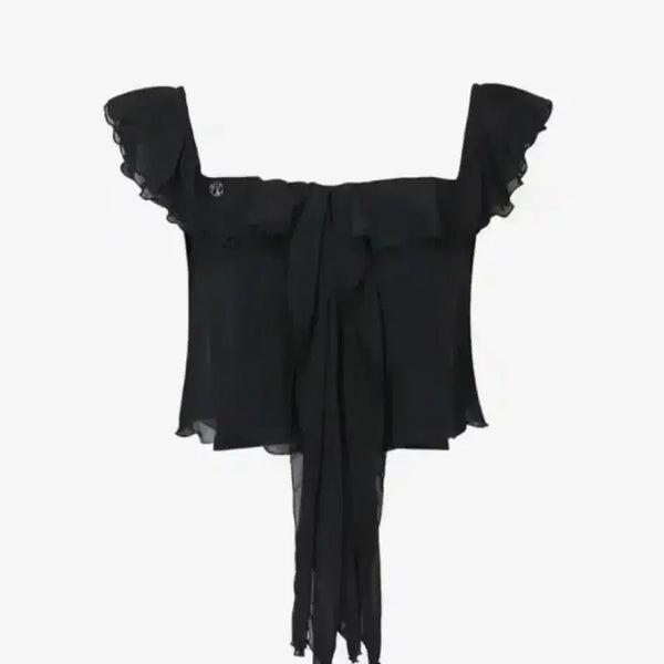 [BUNJANG] Pain Or Pleasure Frill Top (Pink/Black) / 페인오어플레져 프릴 탑 핑크/블랙
