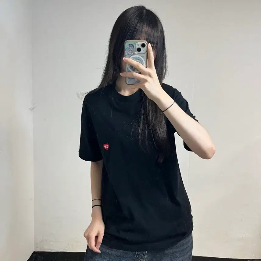 [BUNJANG] Human Made Black Pocket T-Shirt / 휴먼메이드 블랙 포켓 반팔