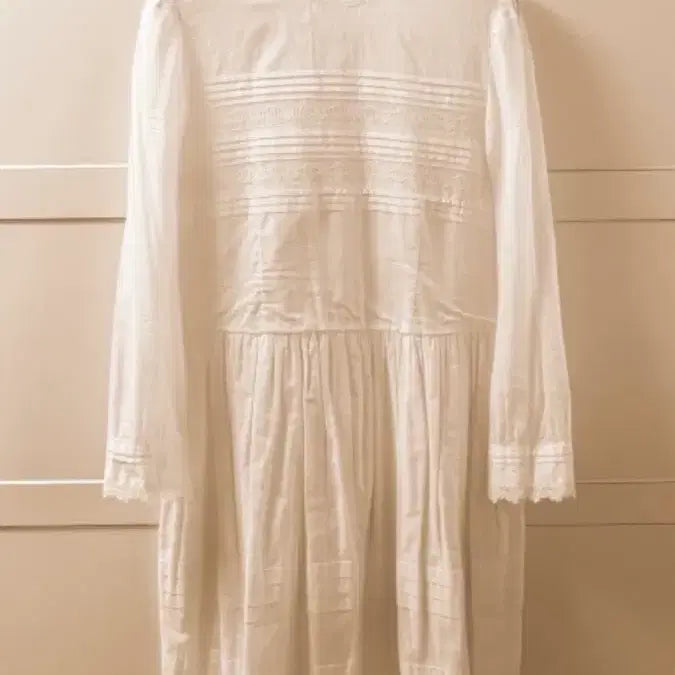 [BUNJANG] Jane Marple Cotton Lace Pintuck Dress / Jane Marple 제인마플 아사면 레이스 핀턱 원피스