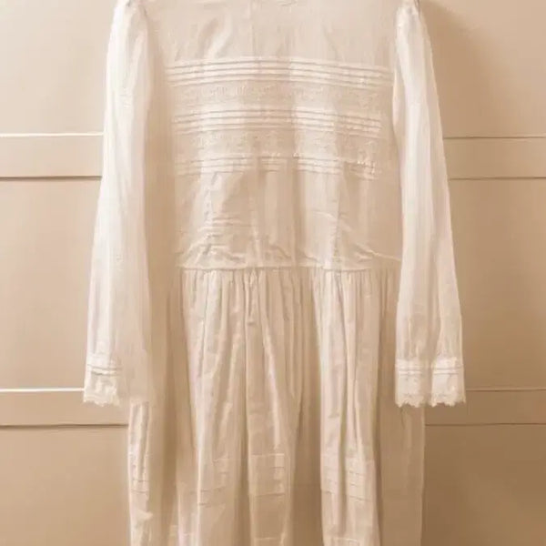 [BUNJANG] Jane Marple Cotton Lace Pintuck Dress / Jane Marple 제인마플 아사면 레이스 핀턱 원피스
