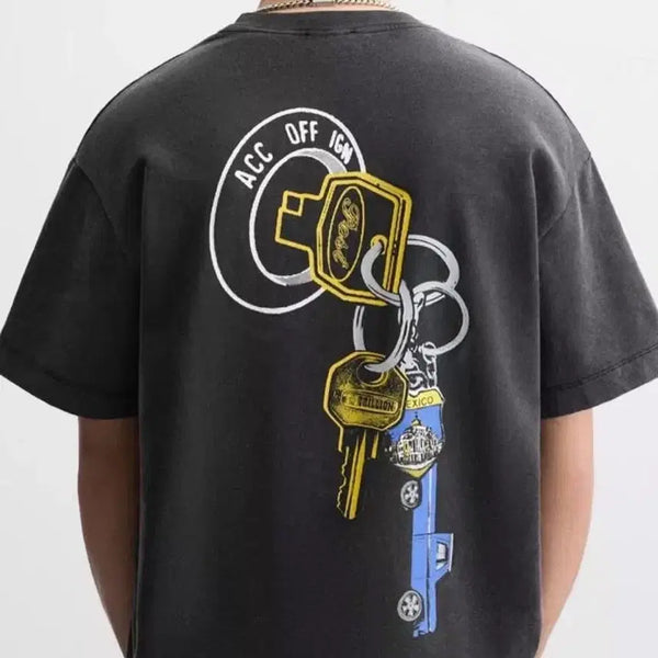 [BUNJANG] Zara x Post Malone Washed T-Shirt (Size M) / [새상품] Zara X Post malone 워시드 반팔 티셔츠