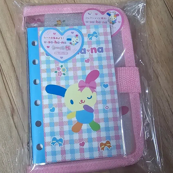 [BUNJANG] Sanrio Usahana 6-Ring Binder with Sticker Sheets / 산리오 우사하나 6공 바인더 씰스티커 바인더 속지 포함