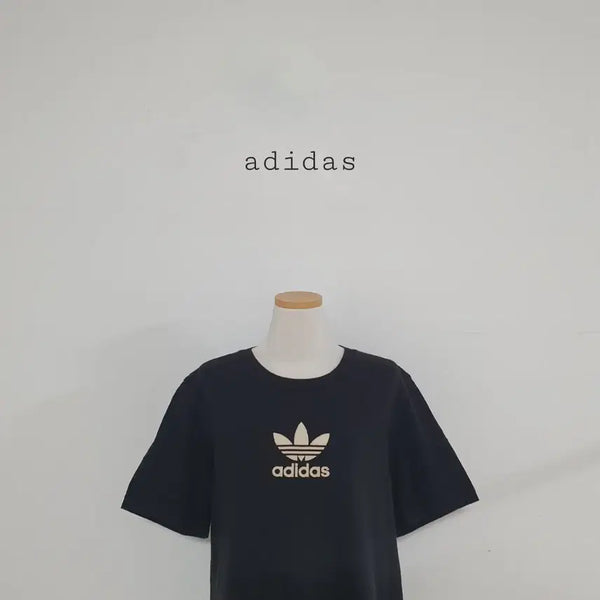 [BUNJANG] Adidas Black Big Logo Short Sleeve T-Shirt (Size L) / 세일)No.26071408 아디다스 반팔 티셔츠 블랙