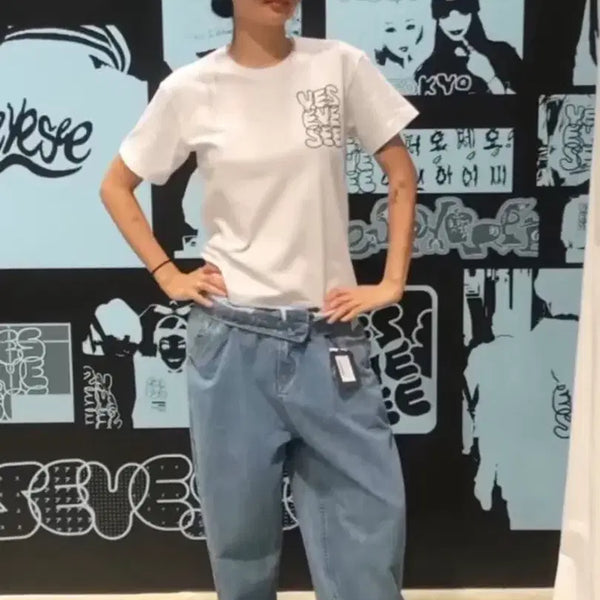 [BUNJANG] YESEYESEE Denim Pants / 예스아이씨 데님팬츠