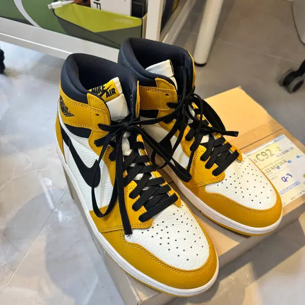 [BUNJANG] Air Jordan 1 Retro High OG Yellow Ochre (285) / (새상품 285) 조던 1 레트로 하이 OG 옐로우 오커