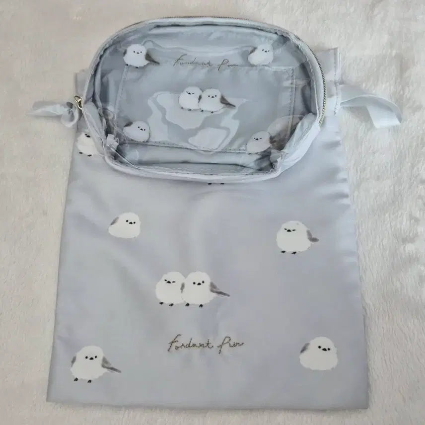 [BUNJANG] EtamO Japanese Small Bird Pouch Set / 일본 에타모 오목눈이 뱁새 파우치