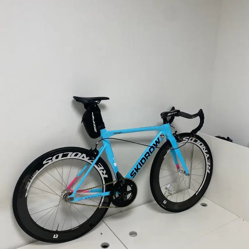[BUNJANG] Skidrow Flyhigh Mystery Blue Aluminum Aero Frame Set / 스키드로우 서플라이 플라이하이 판/교 (csc,파슾,디스크휠,짚)