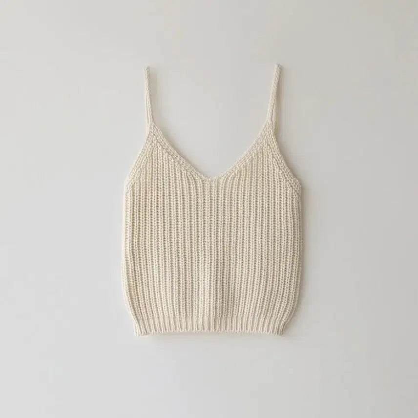 [BUNJANG] Nothing Written Jerry Knit Cami Top (Ivory) / 낫띵리튼 Jerry Knit Cami Top (Ivory)