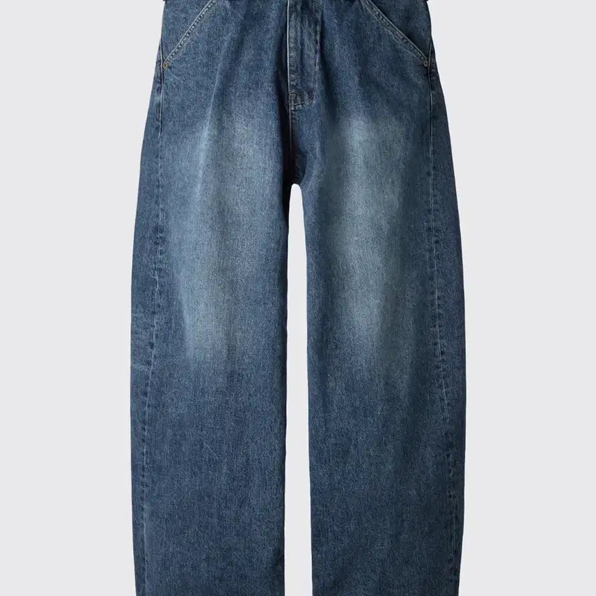 [BUNJANG] Hatching Room Wide Curve Jeans Washed Blue (M) / 3(M) 해칭룸 와이드 커브진 워시드 블루
