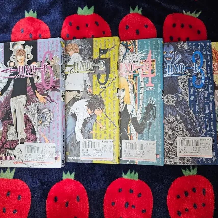 [BUNJANG] Death Note Volumes 2-6 / 데스노트 2-6