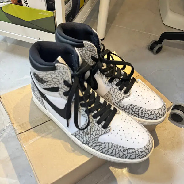 [BUNJANG] Jordan 1 Retro High OG White Cement (285) / (새상품 285) 조던 1 레트로 하이 OG 화이트 시멘트
